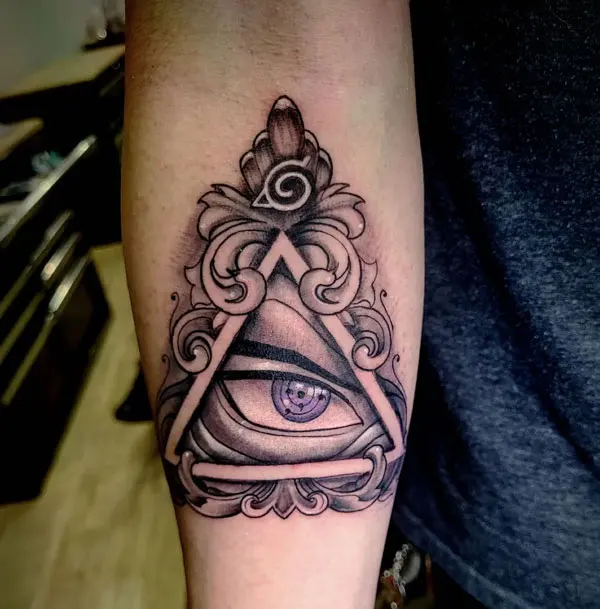 Sharingan tattoo 2