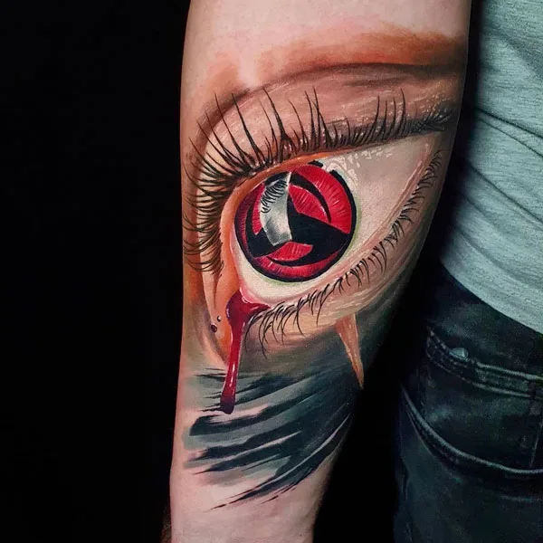 Sharingan tattoo 3