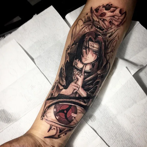 Sharingan tattoo 53