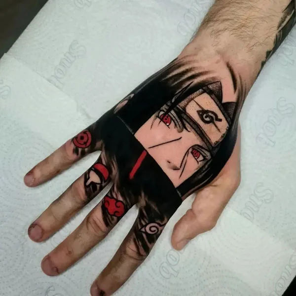 Sharingan tattoo 64