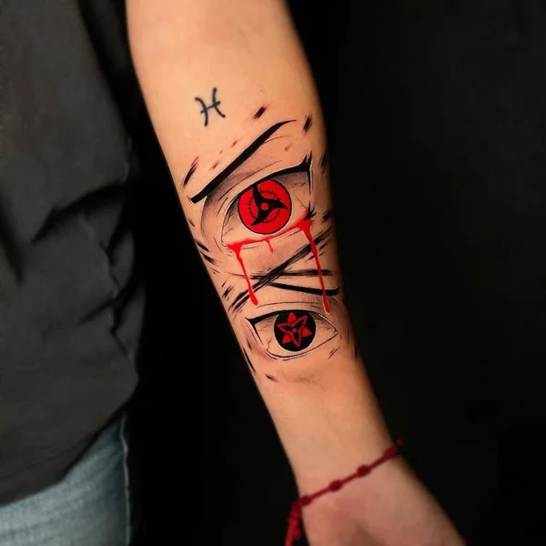Sharingan tattoo 9