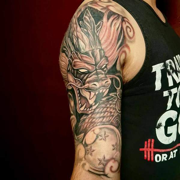 Shenron Arm Tattoo 1