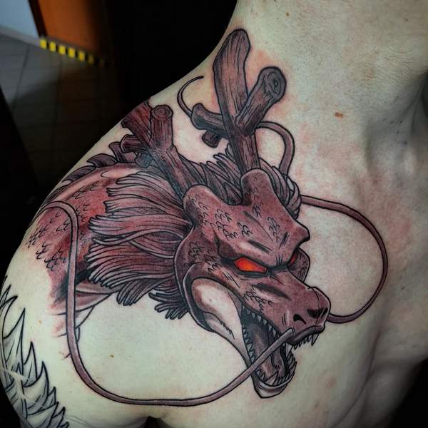 Shenron Shoulder Tattoo