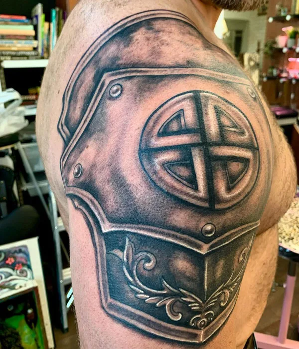 Shoulder Armor Tattoo 1