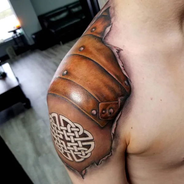 Shoulder Armor Tattoo 2