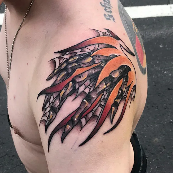 Shoulder Cap Tattoo 1