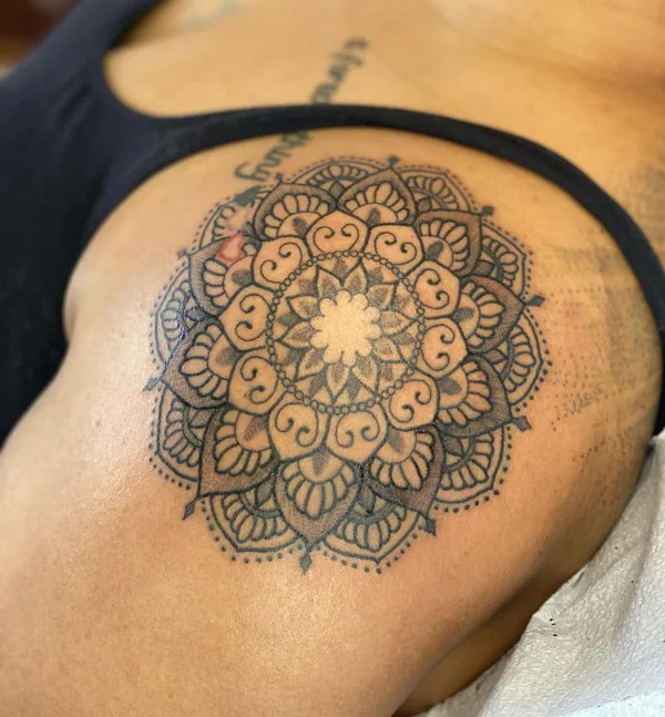 Shoulder Cap Tattoo 2