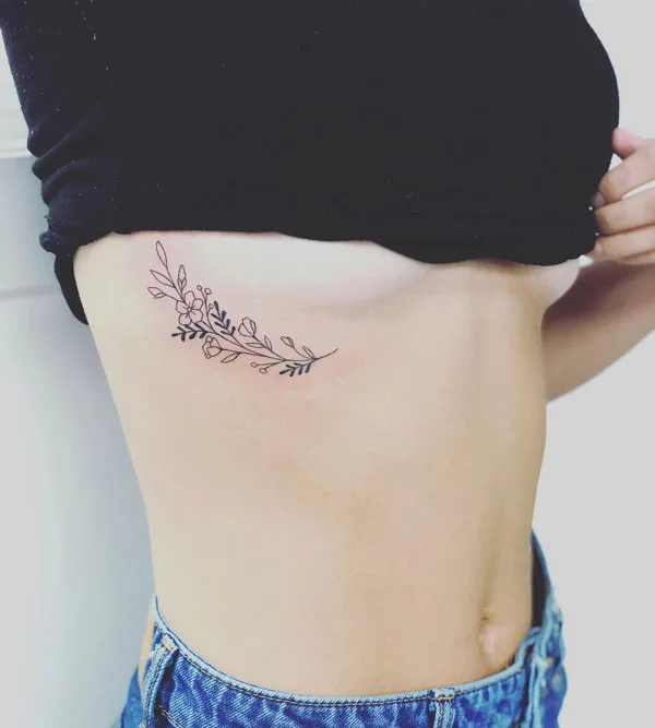 Side boob tattoo 9