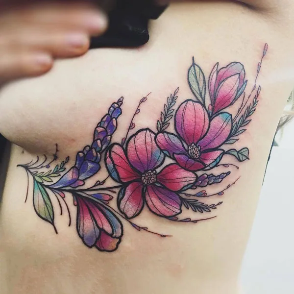 Side boob tattoo 12