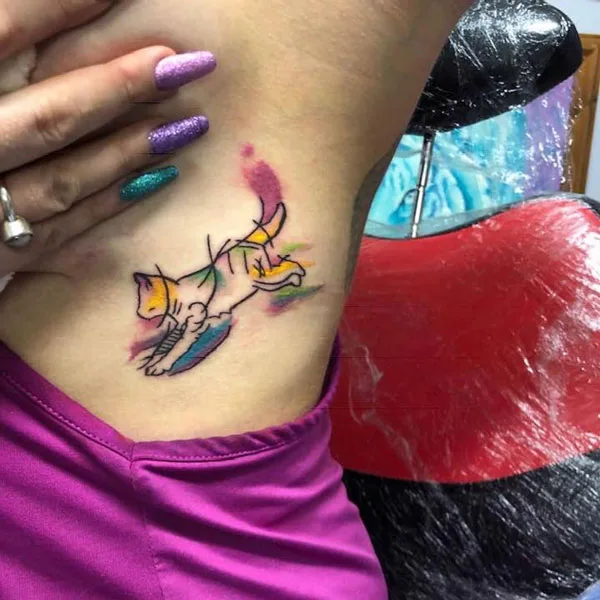 Side boob tattoo 16
