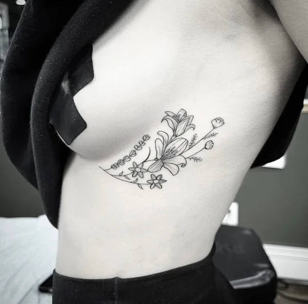 Side boob tattoo 21
