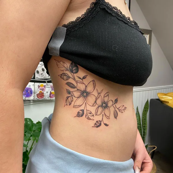 Side boob tattoo 29