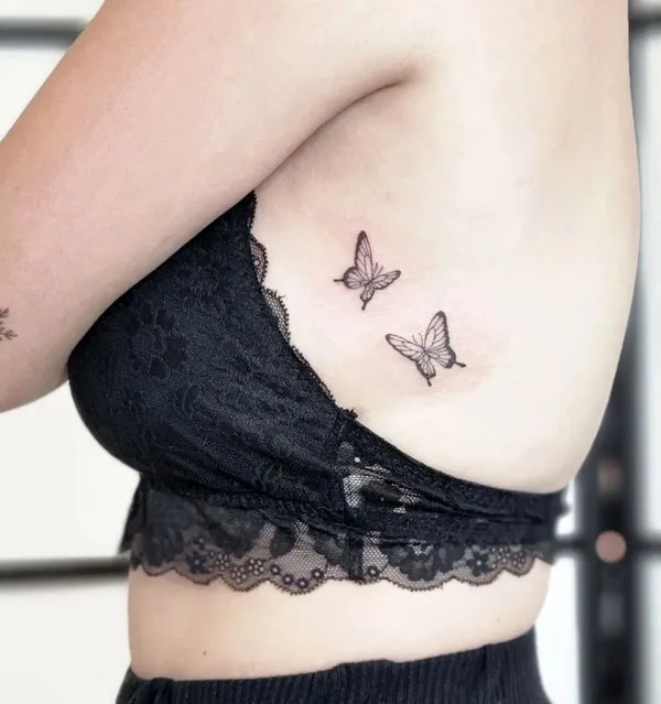 Side boob tattoo 49