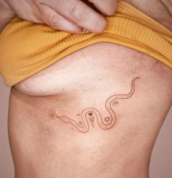 Side boob tattoo 76