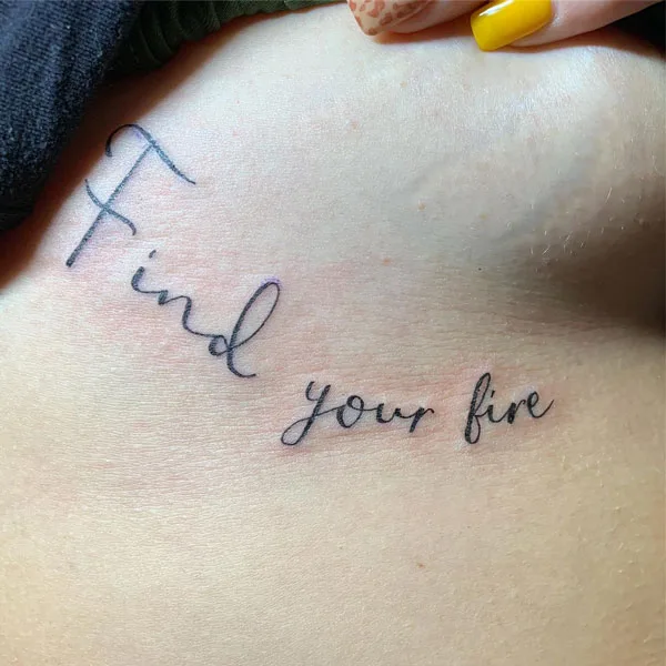 Side boob tattoo 91