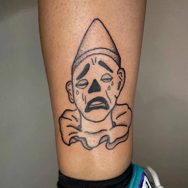 Simple Clown Tattoo