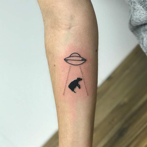 Simple Cow Tattoo 2
