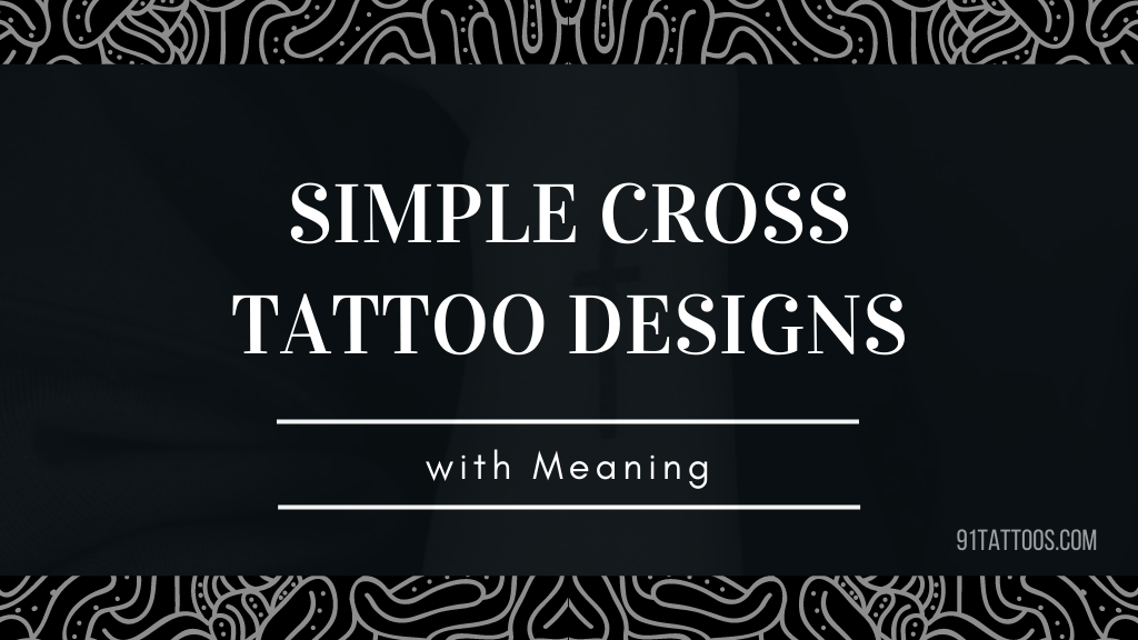 Simple Cross Tattoo Designs with images