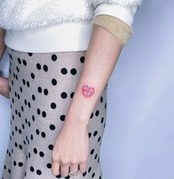 Simple Diamond Tattoo 2