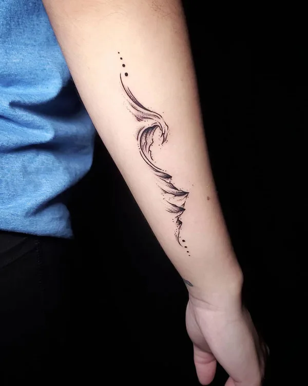Simple Mountain Tattoo 5