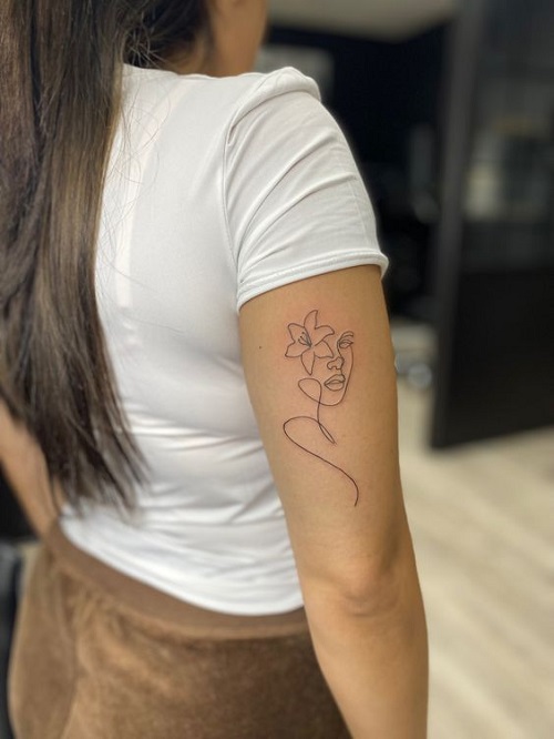 Single-Line Tattoos 1