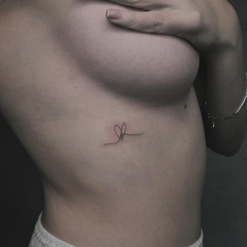 Trending Single-Line Tattoos 4