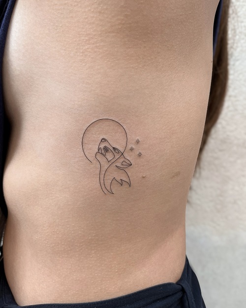 Trending Single-Line Tattoos 5
