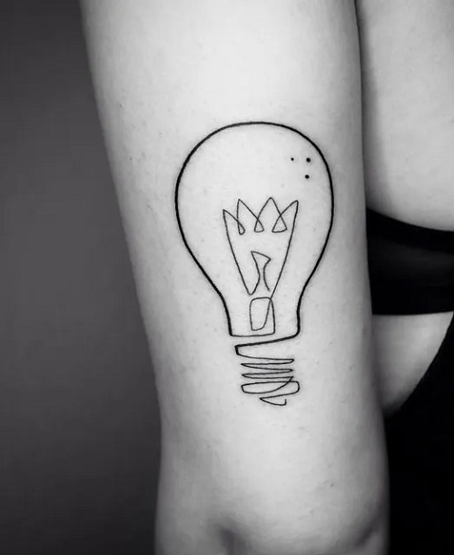 Latest Single-Line Tattoos 3