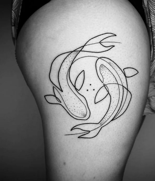 Single-Line Tattoos 4