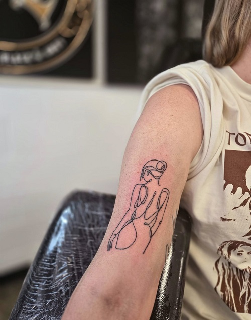 Single-Line Tattoos 5