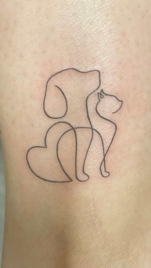 Single-Line Tattoos 5