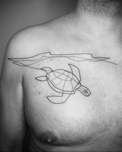Trending Single-Line Tattoos 2