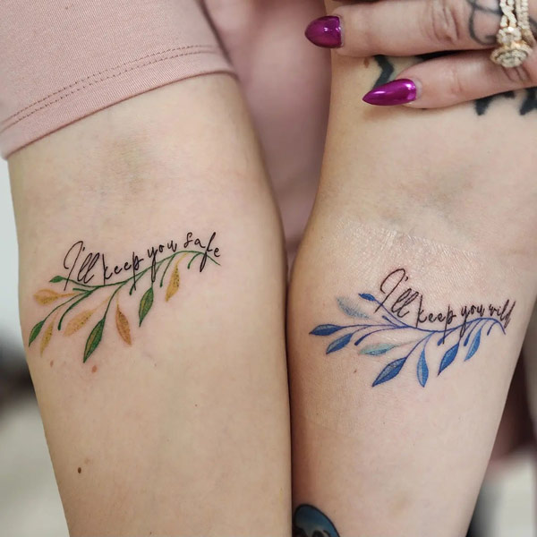 Sister quotes tattoo