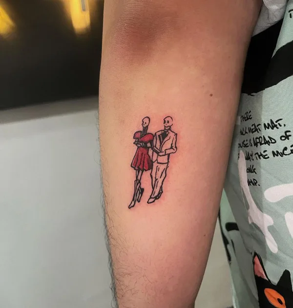 Skeleton Couple Tattoo 2