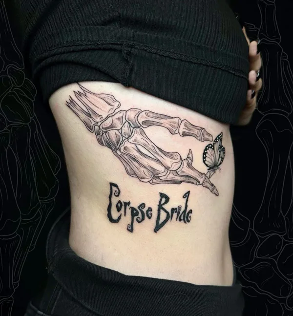 Skeleton Hand Tattoo 1
