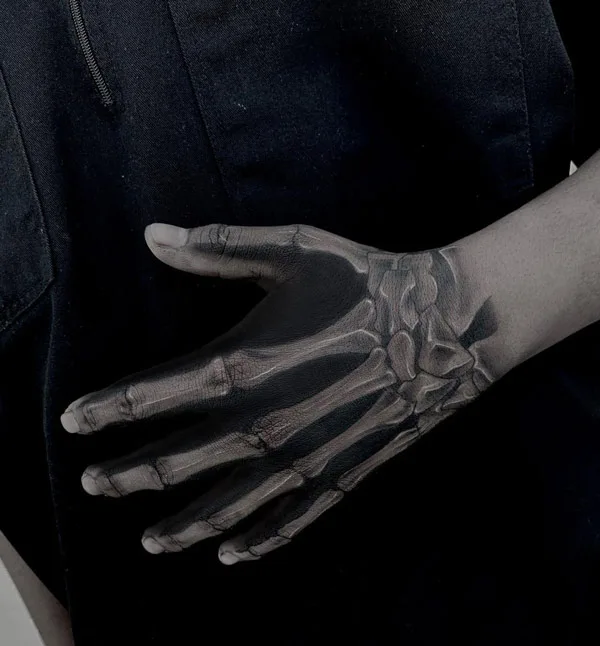 Skeleton Hand Tattoo 2