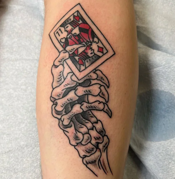 Skeleton Hand Tattoo 3