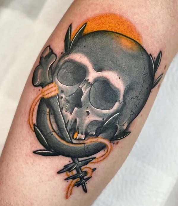 Skeleton Key Tattoo 2