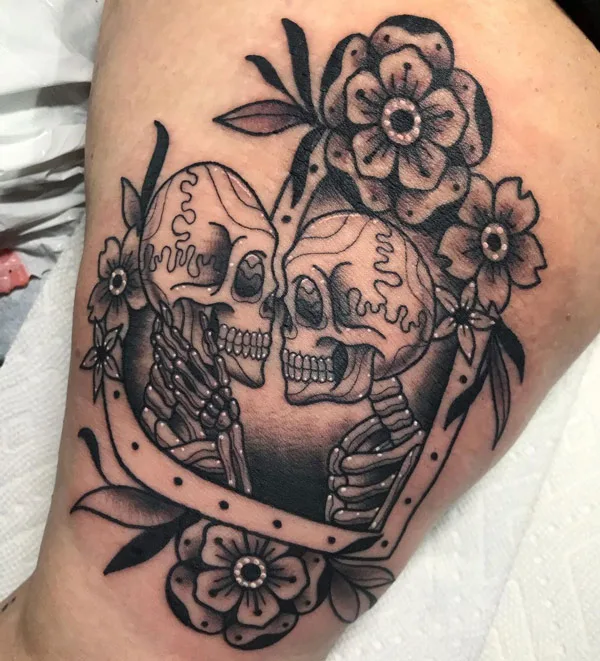 Skeleton Lovers Tattoo 1