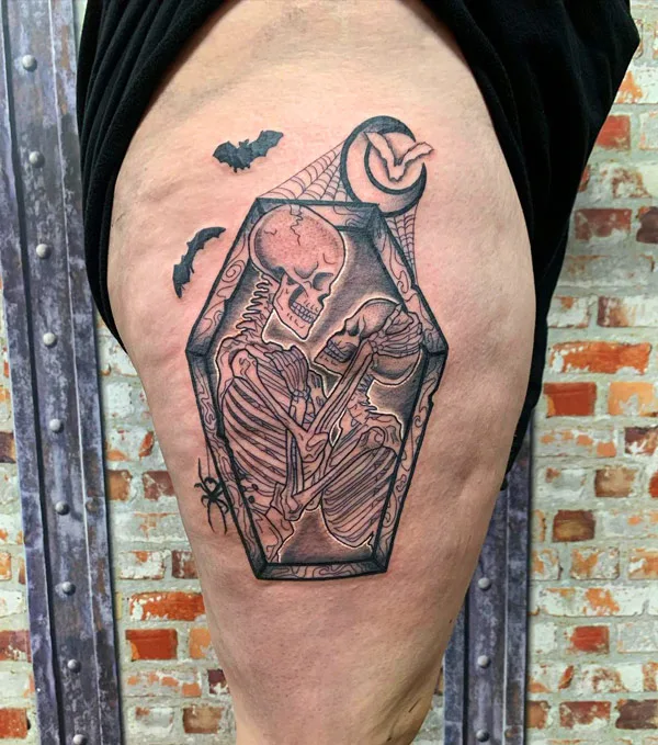 Skeleton Lovers Tattoo 2