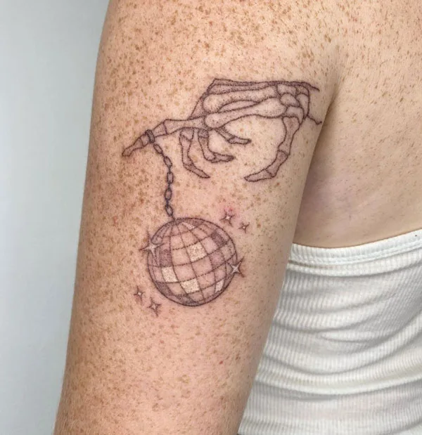 Skeleton hand tattoo 20