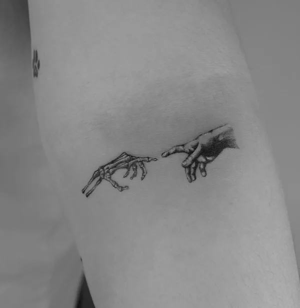 Skeleton hand tattoo 21
