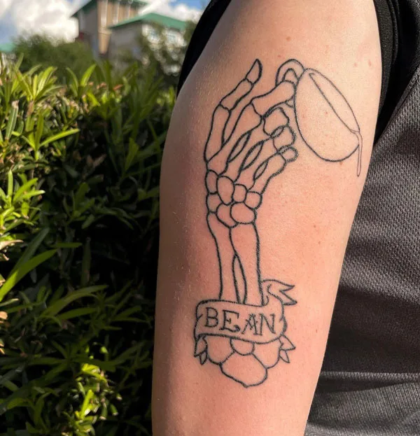 Skeleton hand tattoo 71