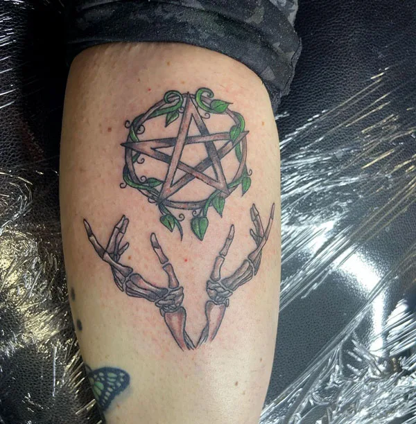 Skeleton hand tattoo 73