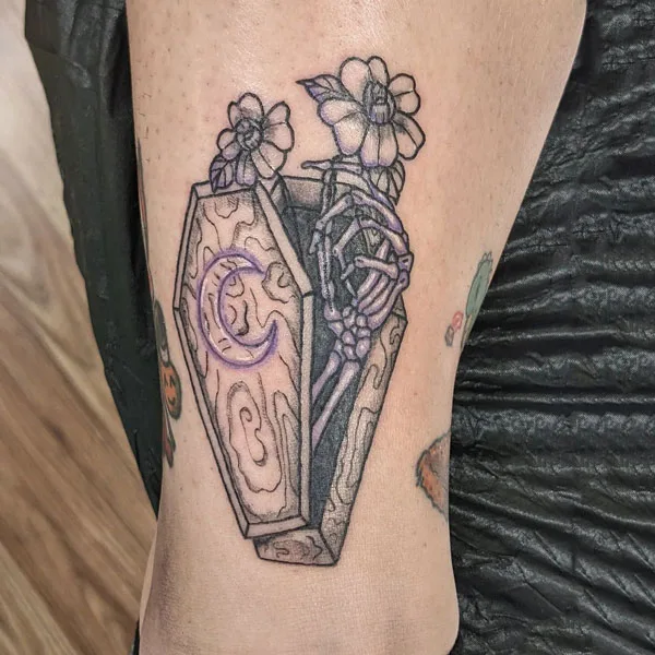 Skeleton hand tattoo 94