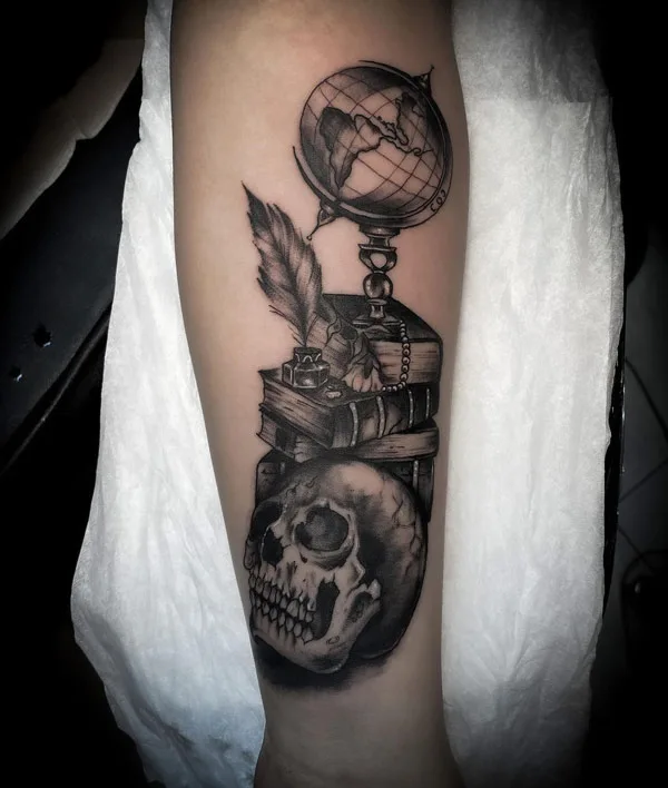 Skull Forearm Tattoo 1