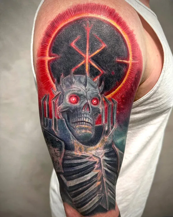 Skull Knight Berserk Tattoo 1