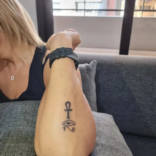 Small Ankh Tattoo 3