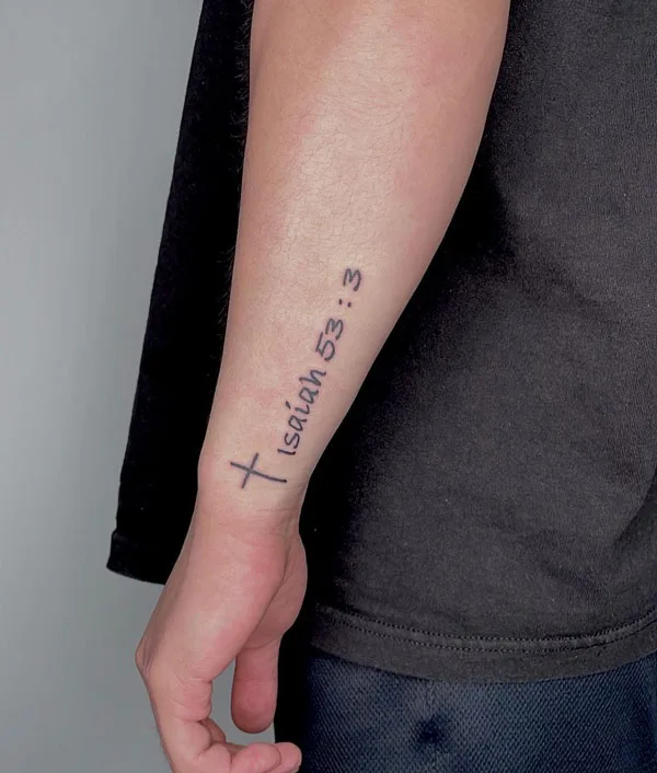 Small Christian Tattoo 2