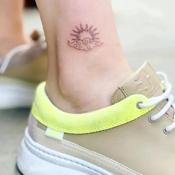 Small Cloud Tattoo 1